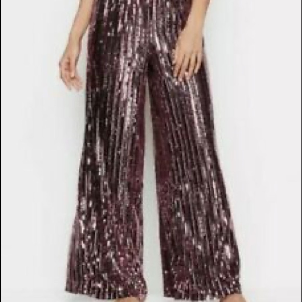 🌸NWT VICTORIA’S SECRET Womens Sequined Lounge Pant - sz XS